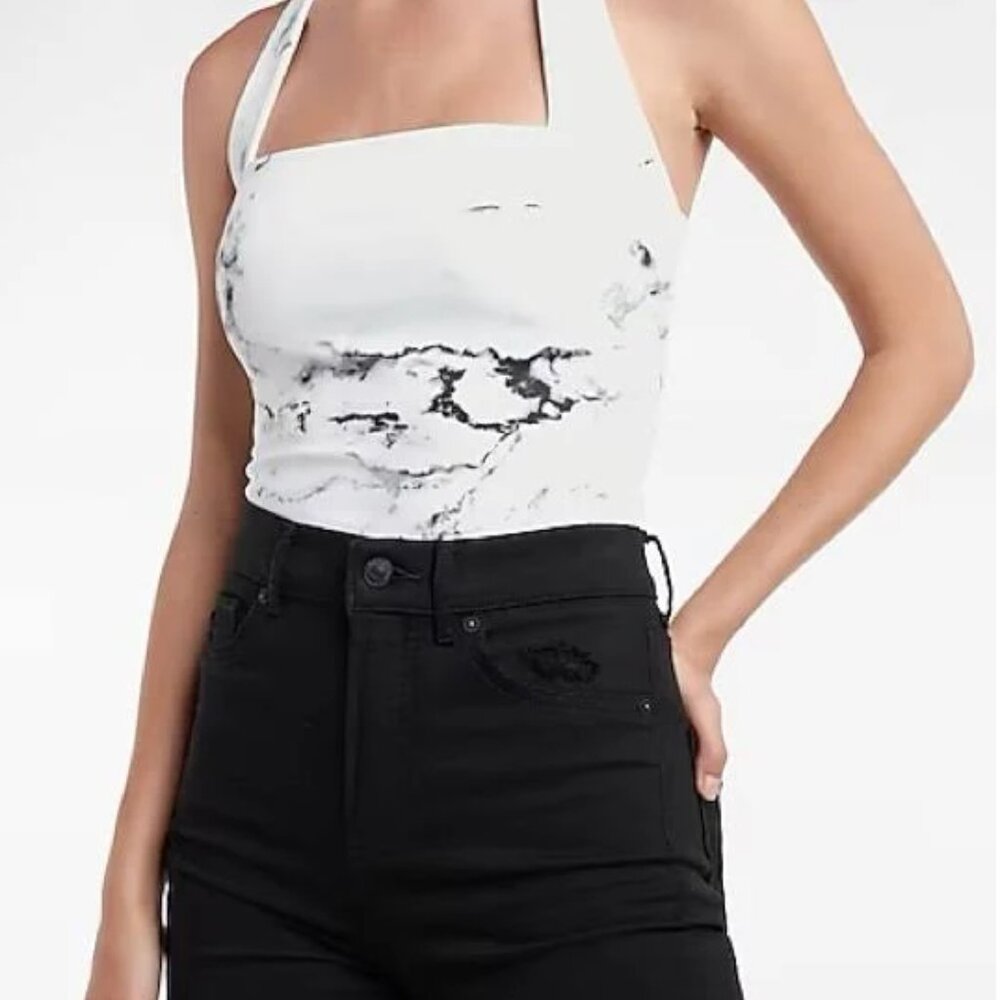Marble Print Halter